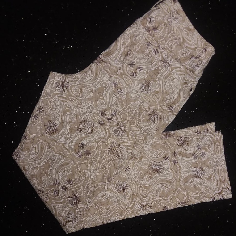 Tribal Tan Lace Jean